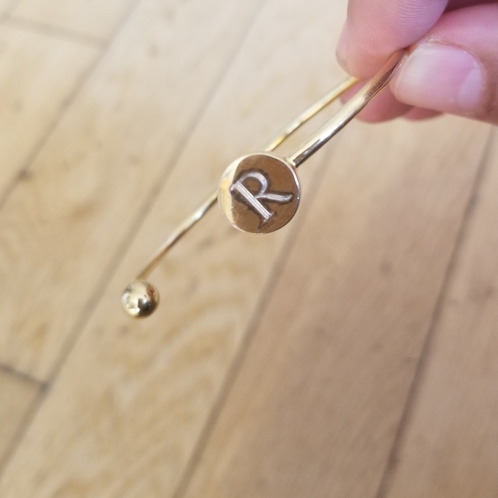 Sarah Chloe Sterling Silver R Bracelet
